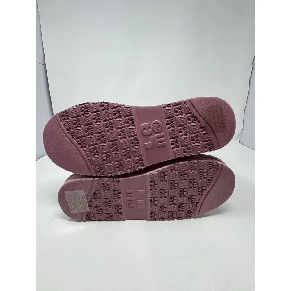 LAMO Womens Pink Suede Winter Boots 8 Furry